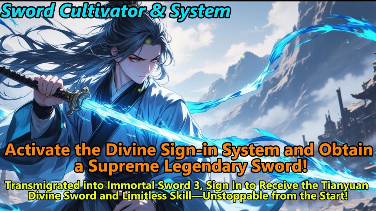 Activate the Divine Sign-in System and Obtain a Supreme Legendary Sword!#system #swordcultivation