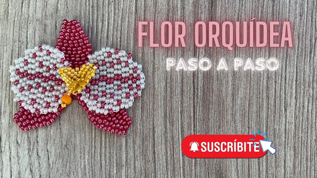 Flor orquídea paso a paso 