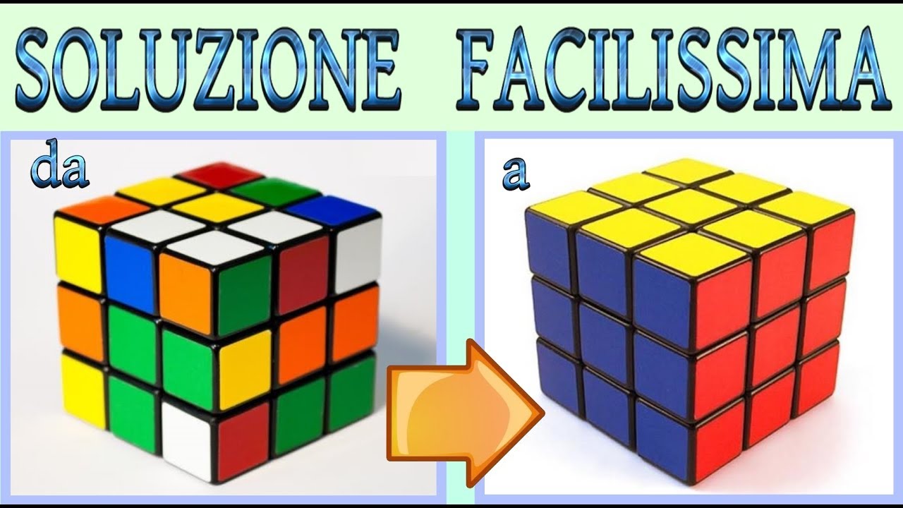 Tutorial soluzione facile veloce Cubo di Rubik easy solution Rubik's cube, Trump genius?Video virali