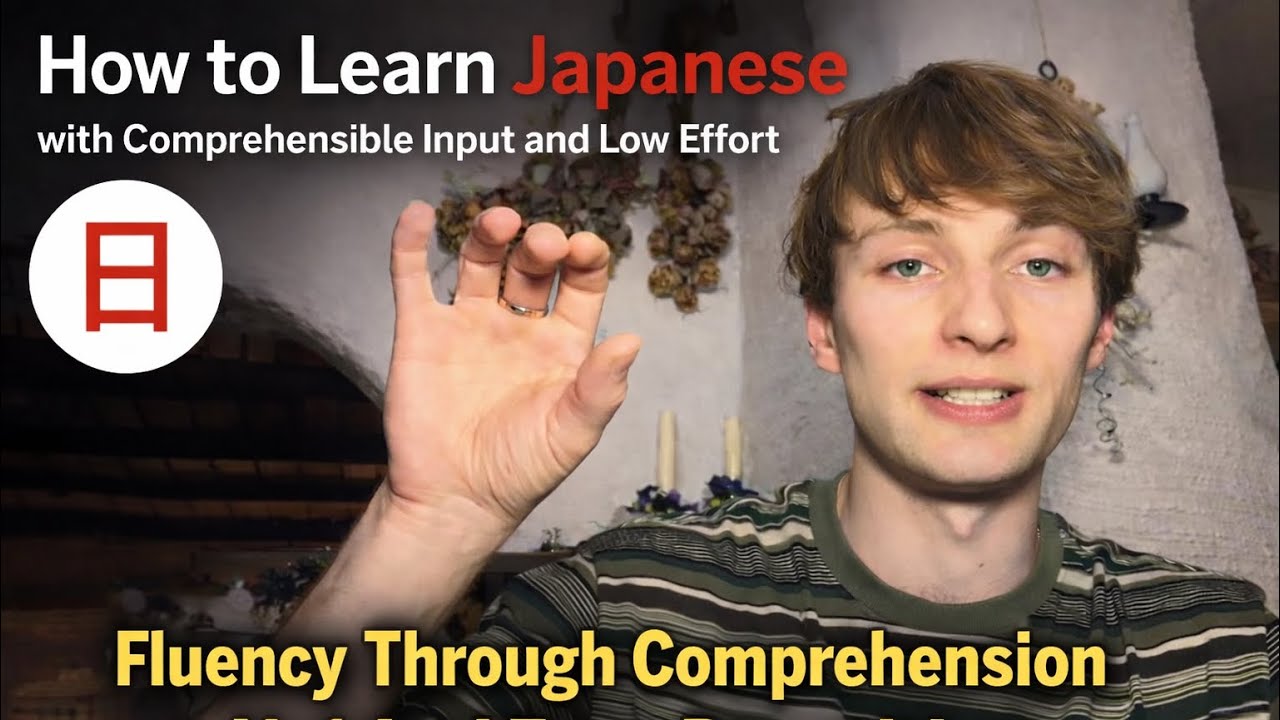 How to Learn Japanese with Comprehensible Input and Low Effort