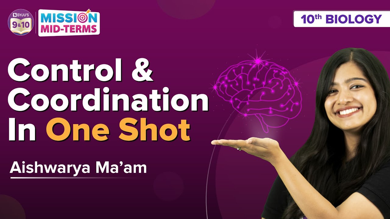 Control and Coordination in One Shot Class 10 Science (Biology) Concepts+| MCQs | BYJU'S Class 10