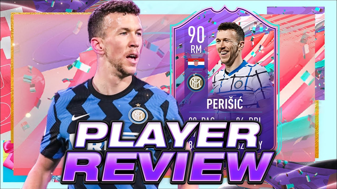 THE PERFECT STRIKER 😍 FIFA 21 ULTIMATE TEAM FUT BIRTHDAY 90 IVAN PERISIC PLAYER REVIEW