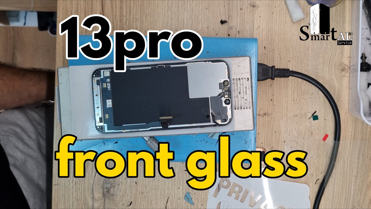 iPhone 13 pro front glass replacement-full video 4k