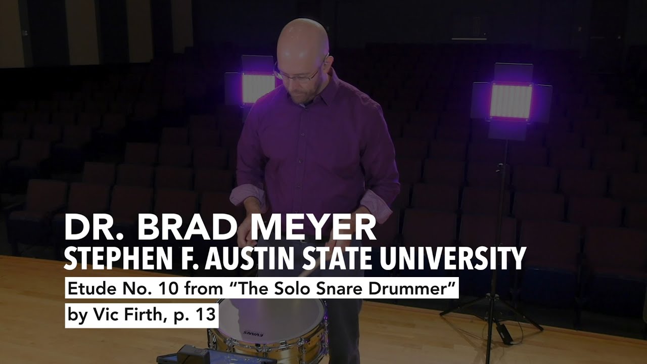 TMEA 2023-24 All State Percussion: Snare Drum Etude