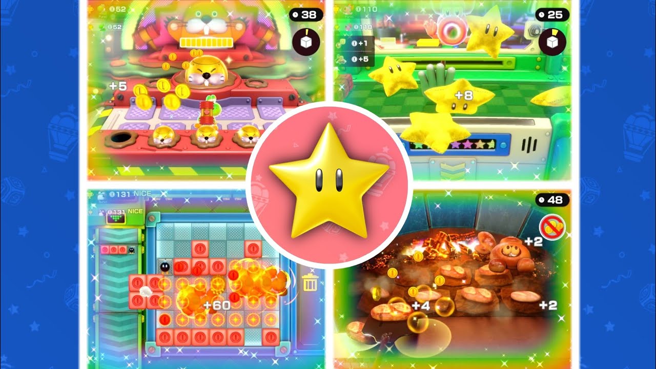 Using the Star in EVERY Koopathlon Minigame [Super Mario Party Jamboree]