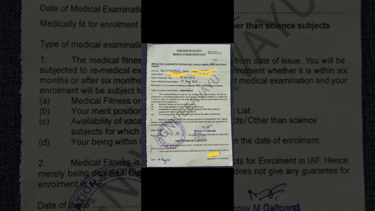 AIRFORCE RE MEDICAL MY GENUINE EXPERIENCE // 4 WG AGRA 