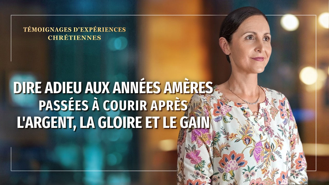 Témoignage – Dire adieu aux années amères passées à courir après l'argent, la gloire et le gain