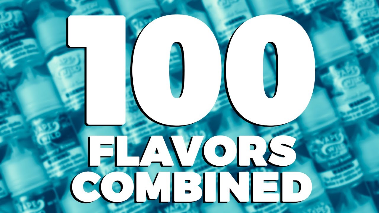 Mixing 100 VapeWild eJuice Flavors Together