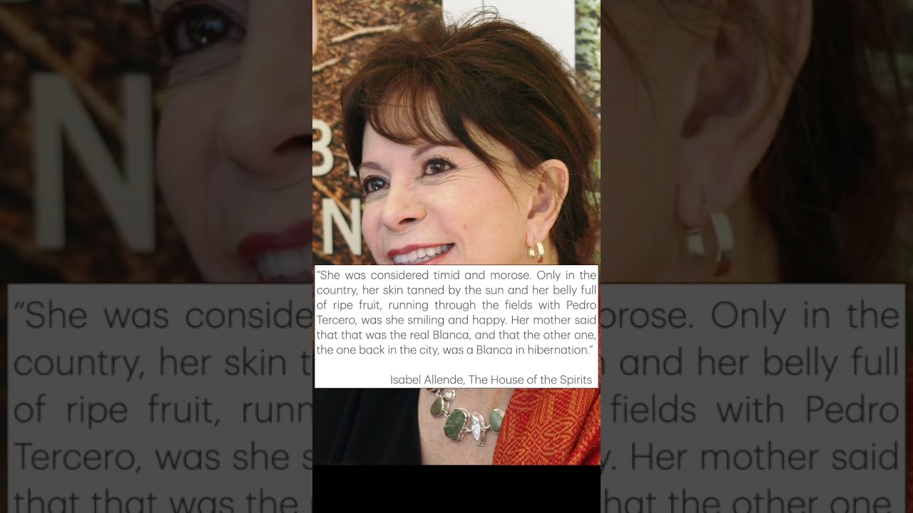 Quote from The House of the Spirits by Isabel Allende 