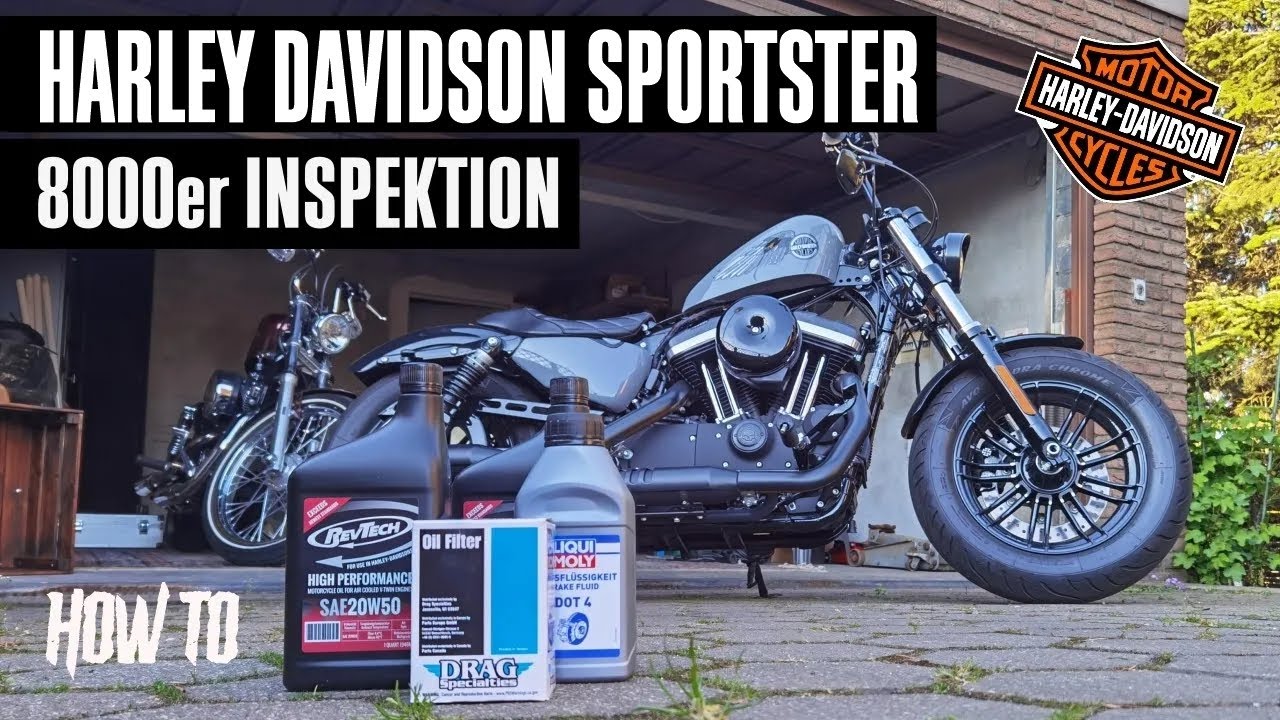 🛠 8000km inspection of a Harley Davidson Sportster 48 🛠 | How to | step by step