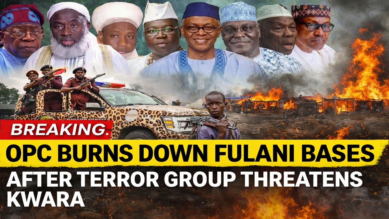 BREAKING: OPC Warriors Reportedly Burn Suspected Bases as Terror Letter Sparks Panic in Kwara
