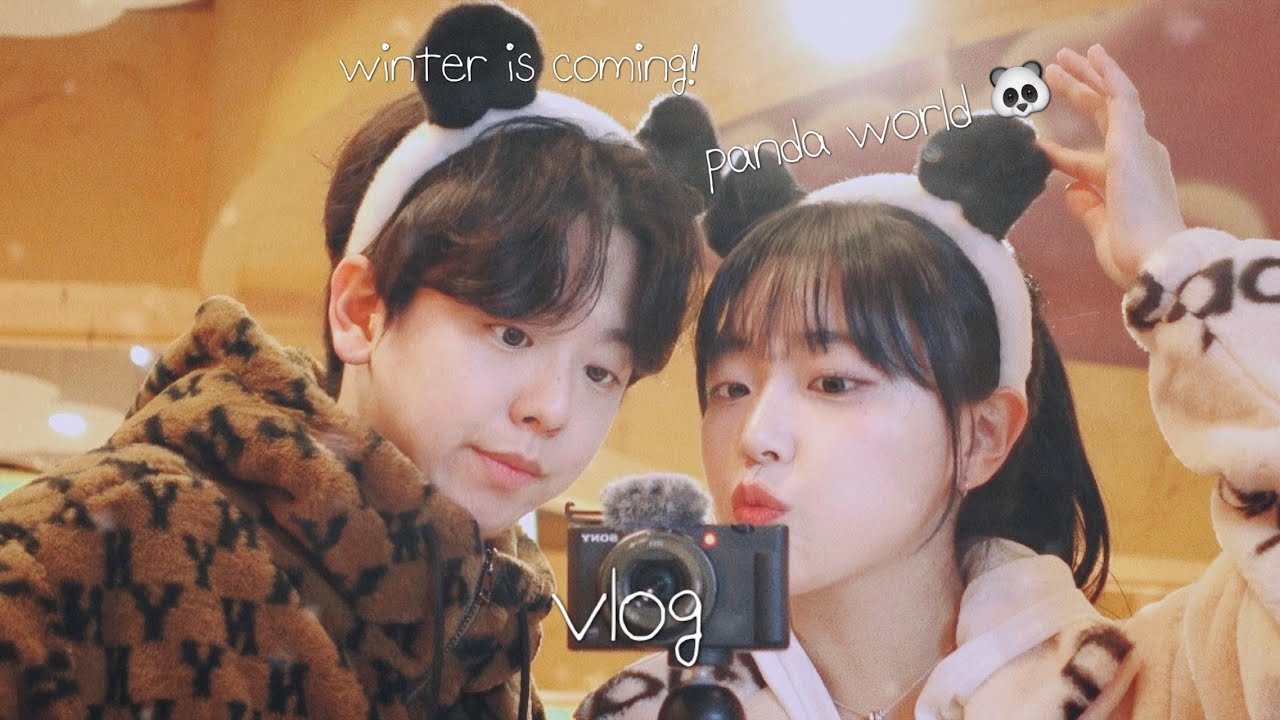 겨울 느낌 뿜뿜 ☃️ 반짝반짝 에버랜드 공짜로 가는 vlog ✨
