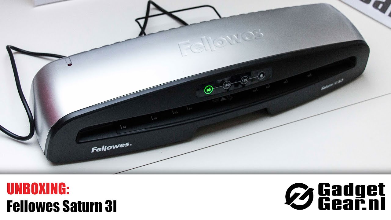Unboxing: Fellowes Saturn 3i (Laminator)
