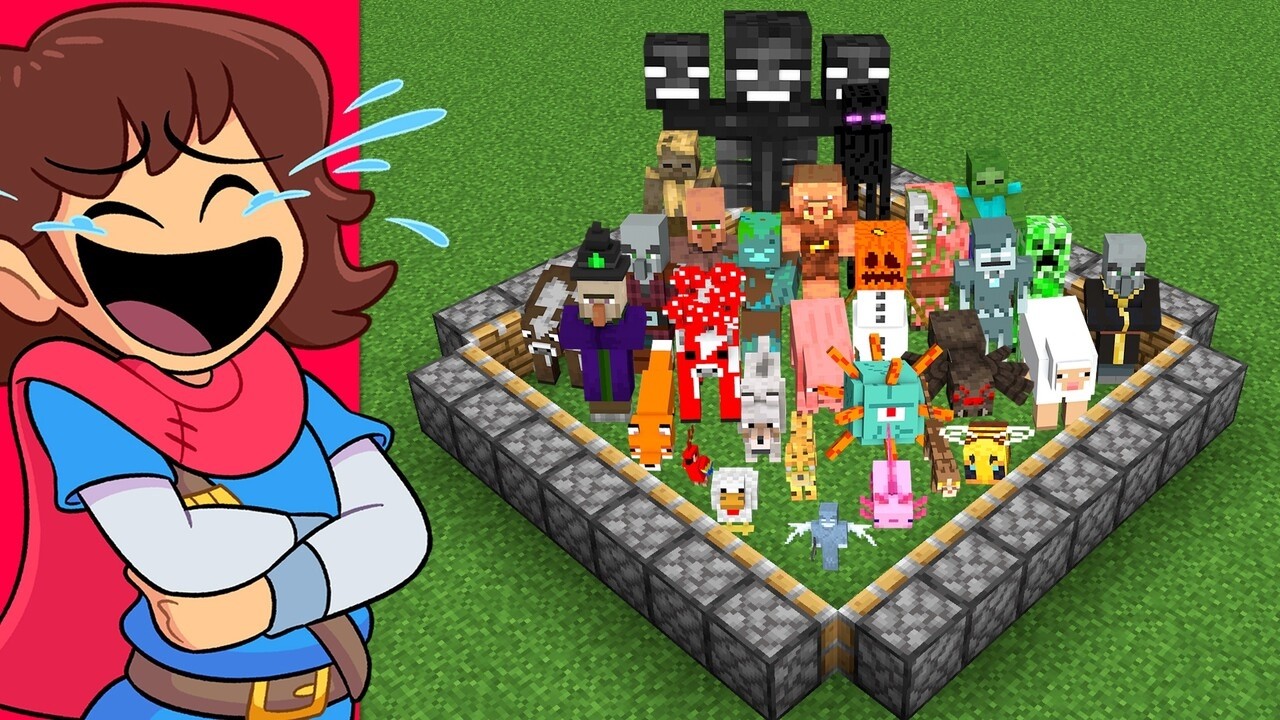 Minecraft, но я могу комбинировать мобов