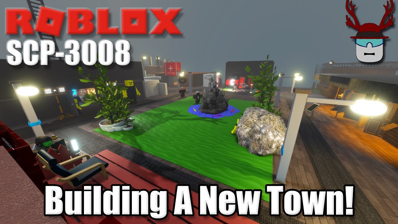 WE BUILT A BIG TOWN! | Roblox SCP-3008