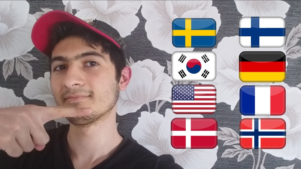 [ASMR] Whispering in 9 Different Languages (Finland,Sweden,France,Korea,Germany,Usa,Norway...)