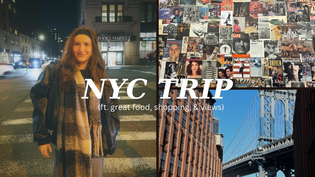 nyc trip (vlog) ft. the best food, shopping, + more | victoria schmer