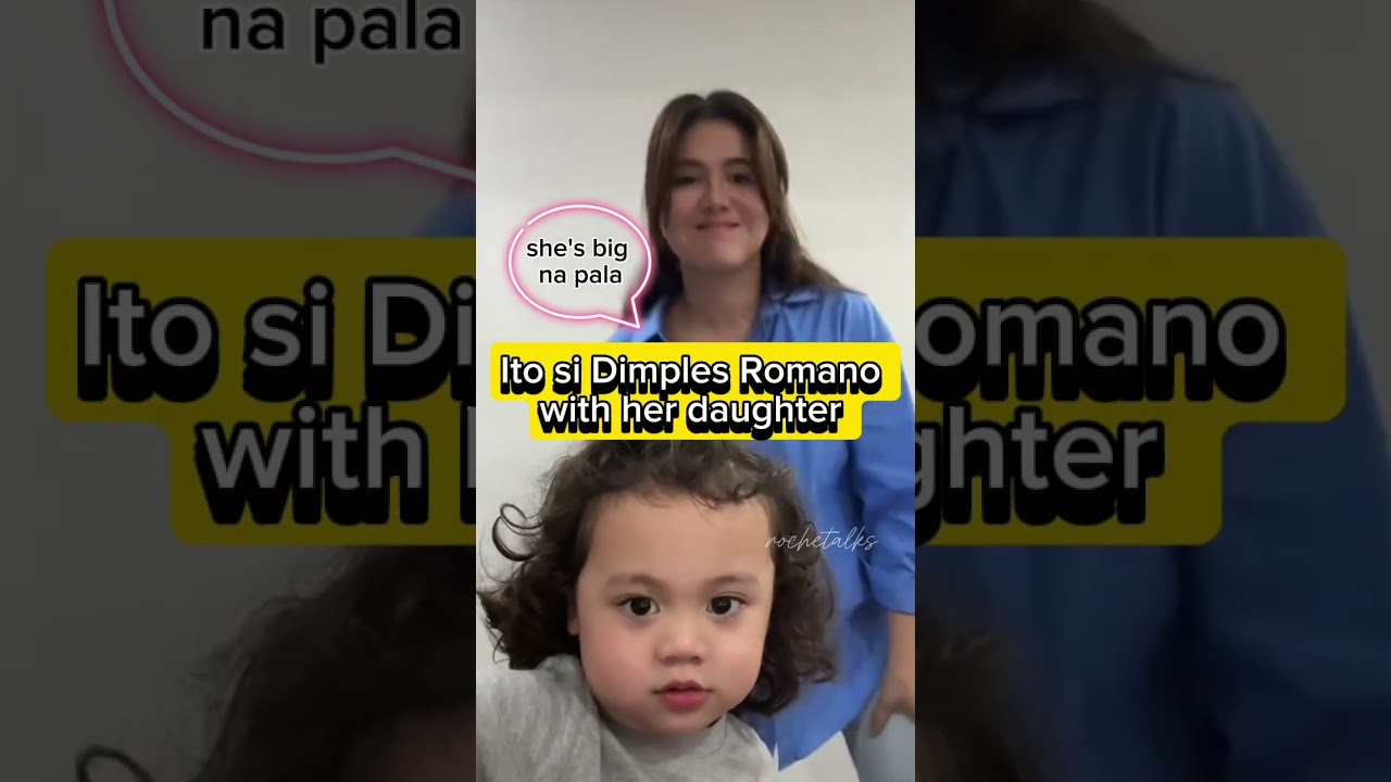 Dimples Romana ito na sya now with her kulit daughter 