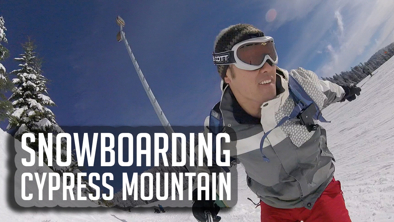 Snowboarding Cypress Mountain