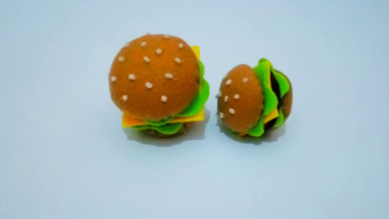 Diy burger flanel