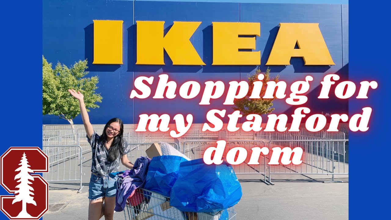 SHOPPING for my STANFORD DORM: IKEA Vlog + Haul