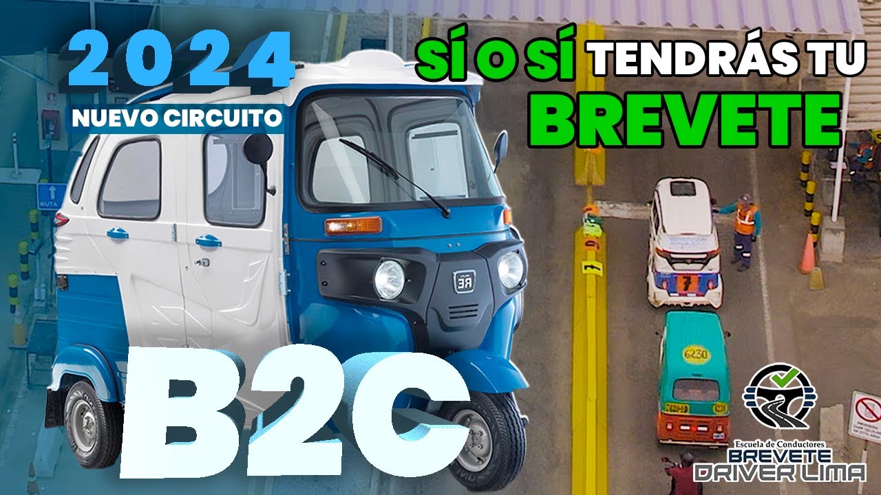 EXAMEN de MANEJO CATEGORIA B2C - CIRCUITO ACTUALIZADO 2024 | TOURING CONCHAN