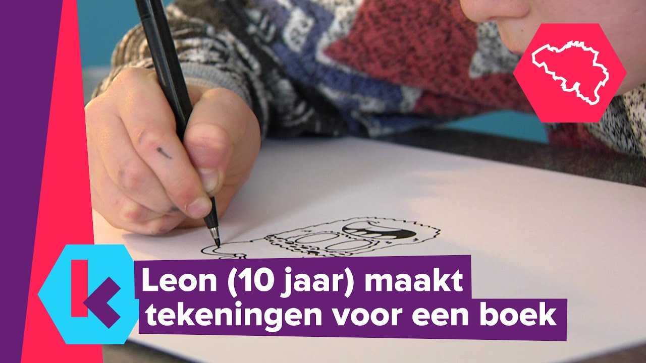 Leon kan supergoed tekenen