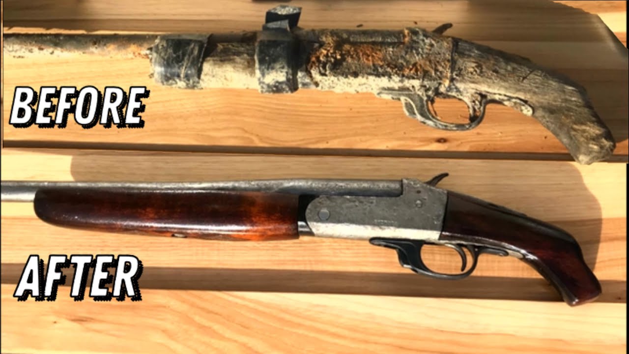Gun Restoration, Old Sawed off Shotgun!