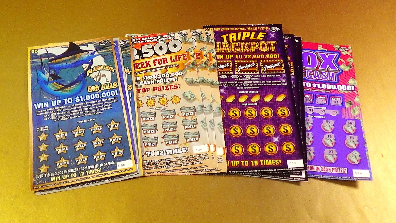 SAT. BIG GAME 247: GUY HARVEY WEEK FOR LIFE TRIPLE JACKPOT FL Lottery Scratch Tickets