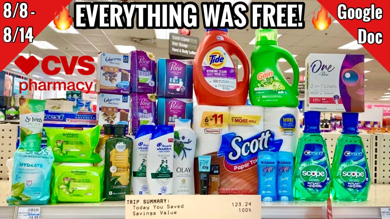 CVS Free & Cheap Coupon Deals & Haul | 8/8 - 8/14 | $230 IN PRODUCTS FOR FREE | MONEY MAKERS! 🔥