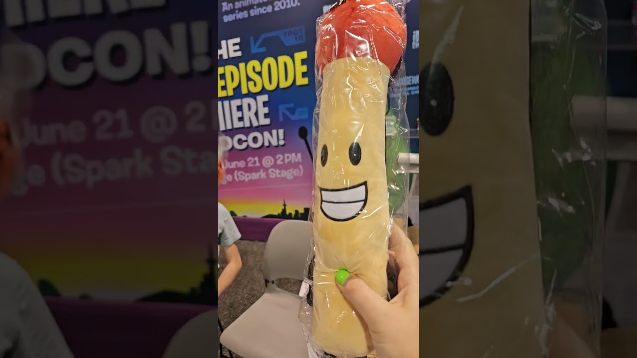 НОВИНКА #BFDI PLUSH сегодня на VIDCON!