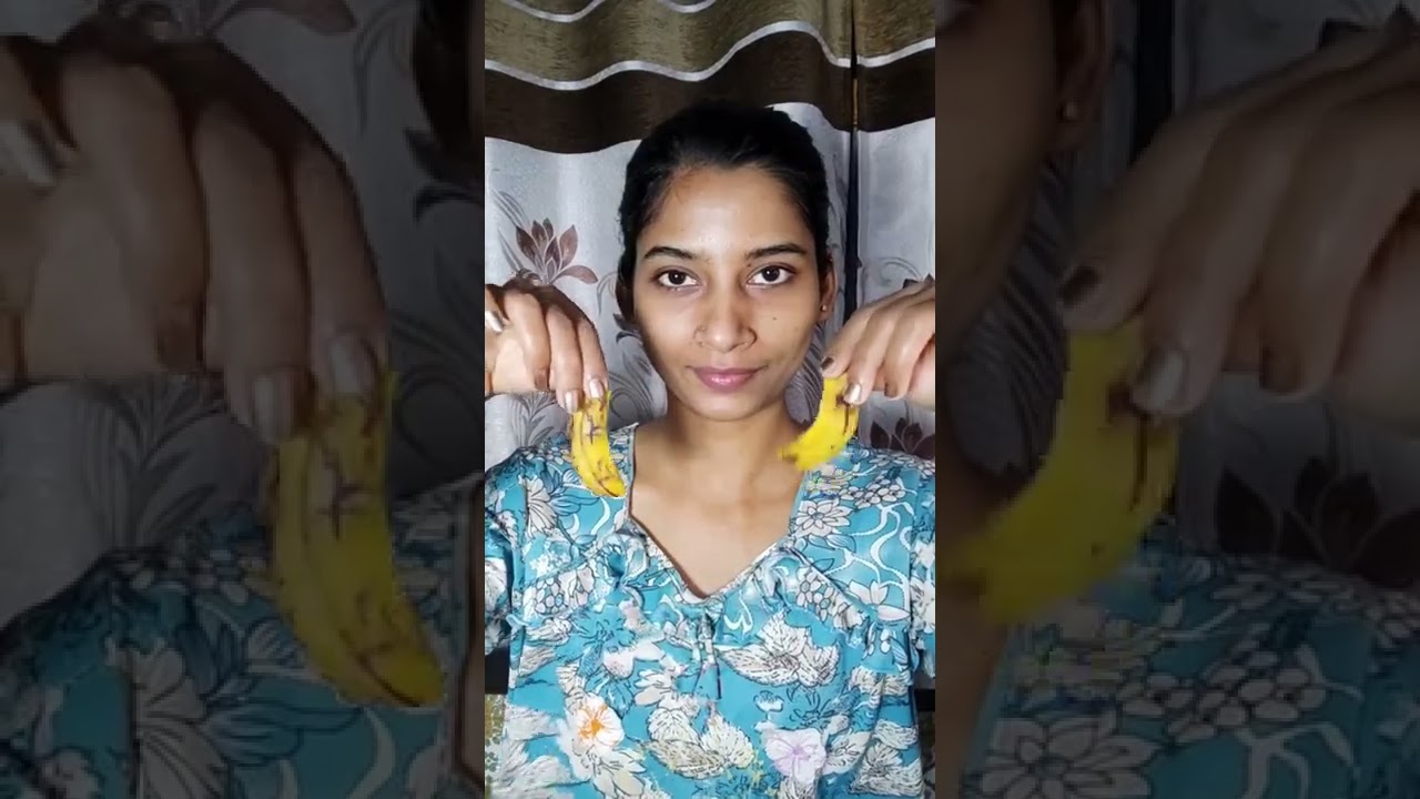 Banana Peel 🍌 For Dark Circle And Puffy Eyes👀 💋💯| Lighten Up Under Eye 👁 Dark Circles| 