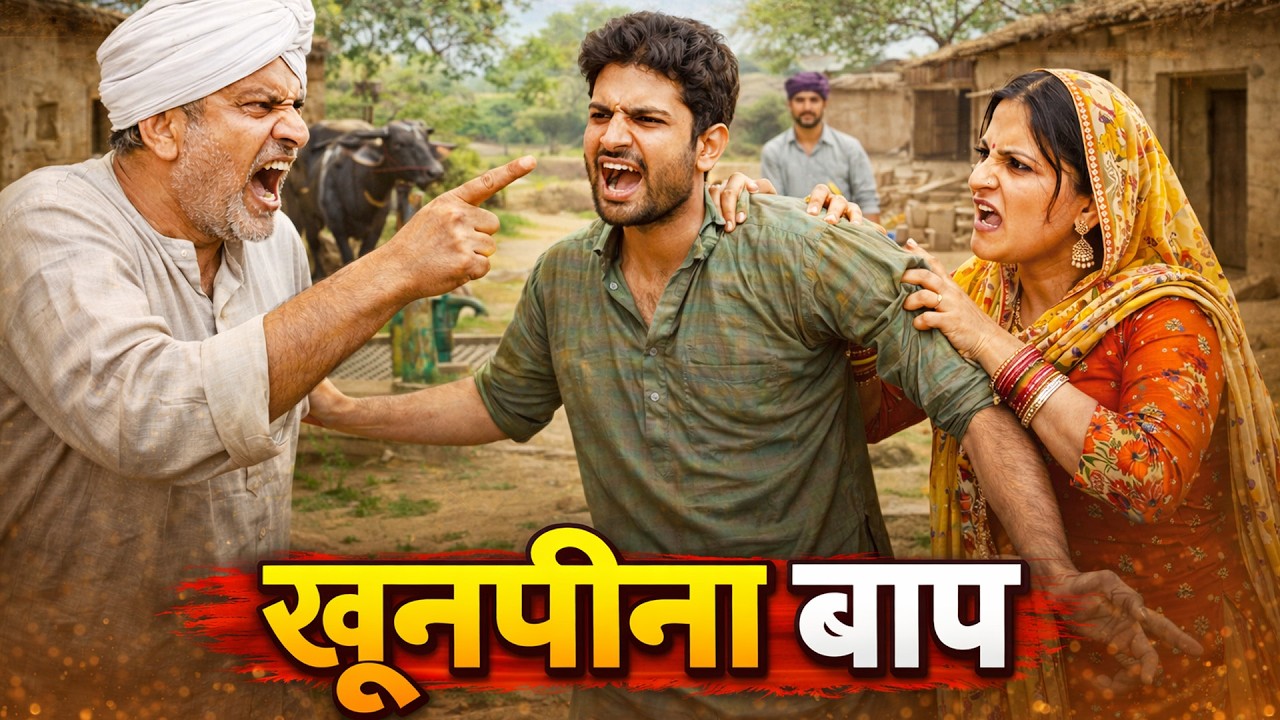 खुनपीना बाप - एक हरियाणवी इमोशनल कहानी #हरियाणवी_पारिवारिक_नाटक emotional story