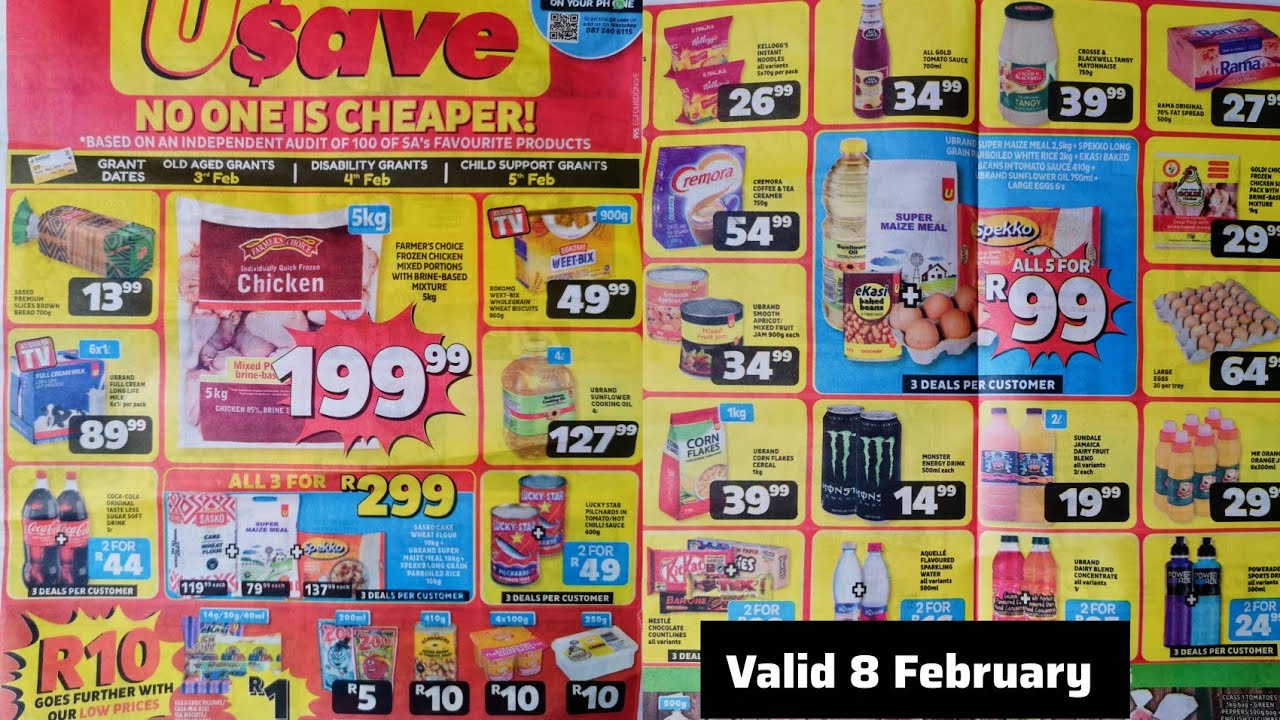 Usave Specials You NEED to Grab Before 8 February | Best Grocery Deals