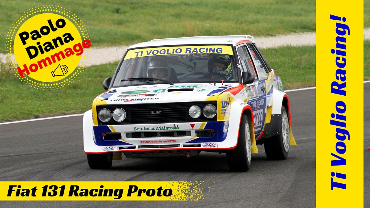 Paolo Diana and his 300 bhp Fiat 131 Racing Proto - Pure Sound!