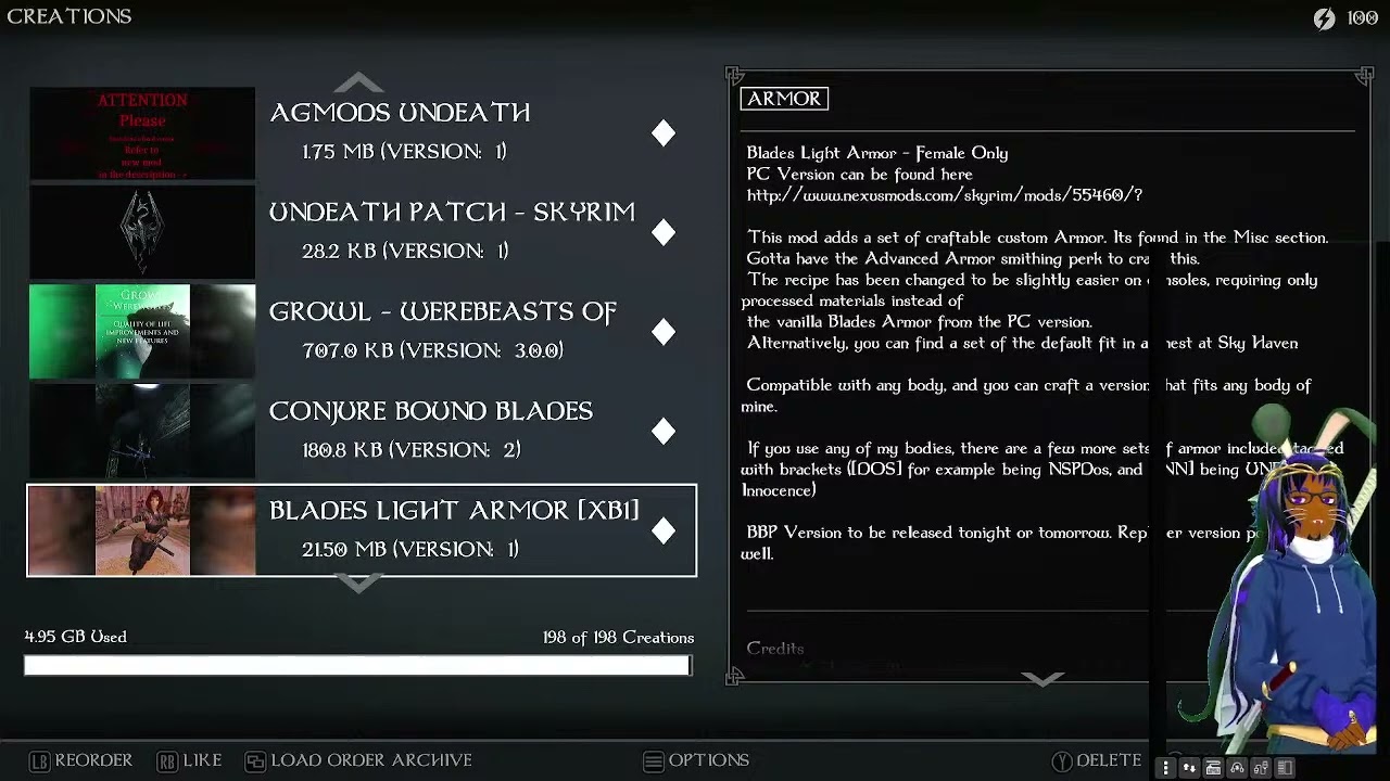 Skyrim Modded EP18 Bonus EP Mod List #xboxseriesx #skyrimanniversaryedition