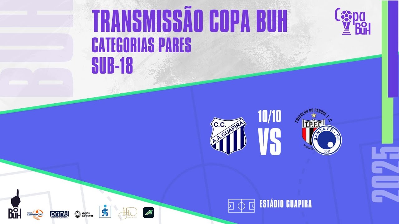 GUAPIRA X SANTA F&Eacute; - AO VIVO  | SUB 18 | 10/10/2025 | ESTADIO GUAPIRA