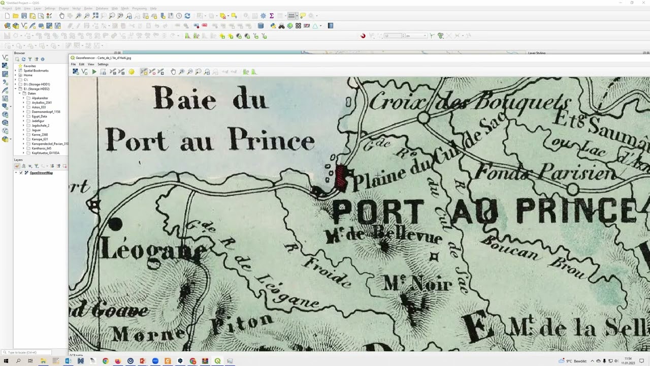 3 - Georeferencing old maps