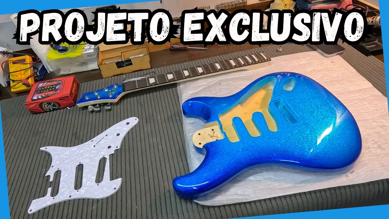 Montei um kit de guitarra s&oacute; com pe&ccedil;as top de linha | VALEU A PENA ?