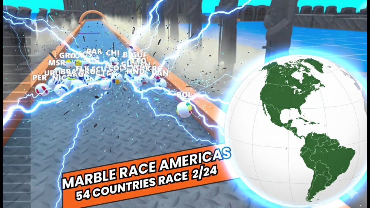 F1 Marble Race 🌎 AMERICAS S3: Race 2/24 ASMR Momentum