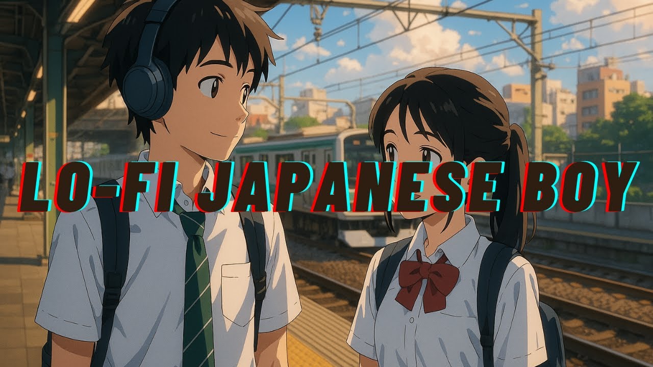 Our train is late - Lo-fi hip-hop study session 📚 lofi japanese boy