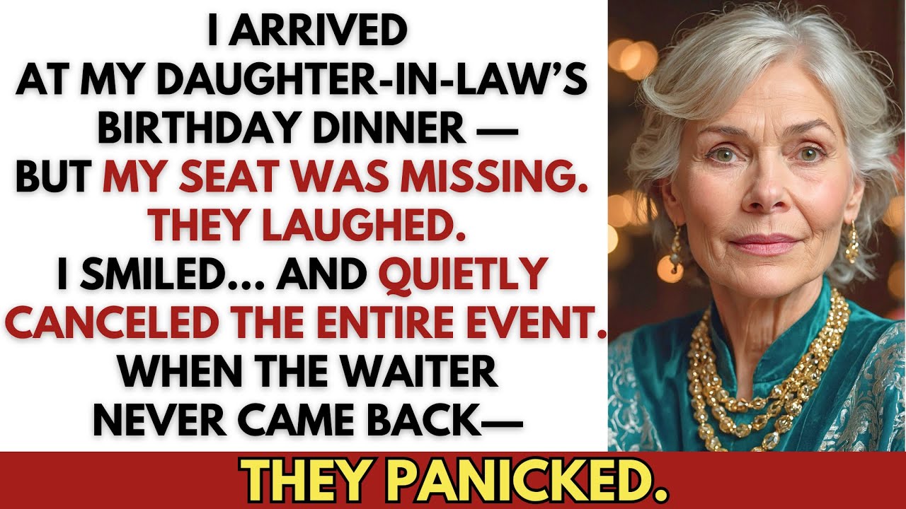 I Canceled My Daughter-in-law’s Birthday Dinner After They Excluded Me – She Won’t Forget It