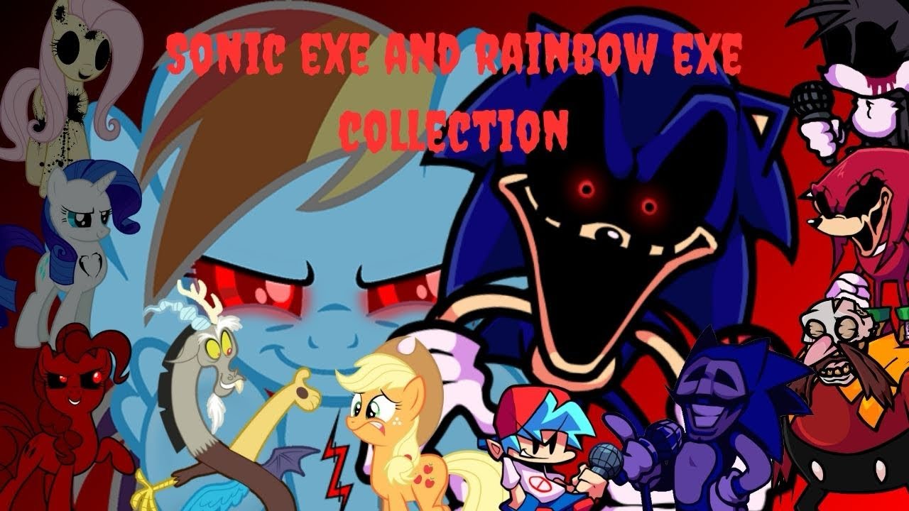 FNF Sonic exe and rainbow exe duet collection