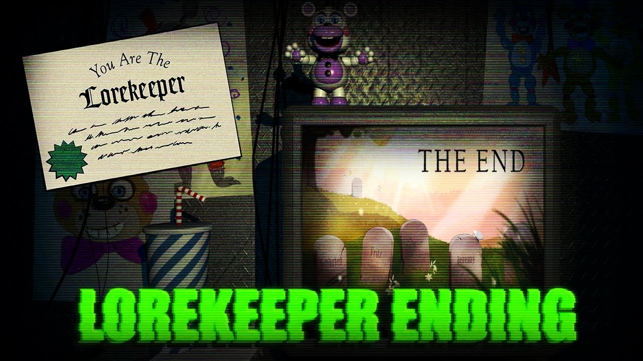 LOREKEEPER ENDING.. (Freddy Fazbear's Pizza Simulator)