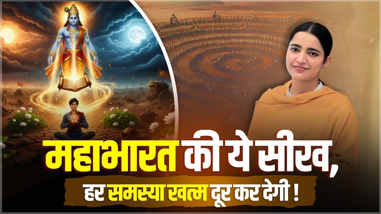 महाभारत की ये सीख,हर समस्या को दूर कर देगी ! Devi Krishnapriya Ji