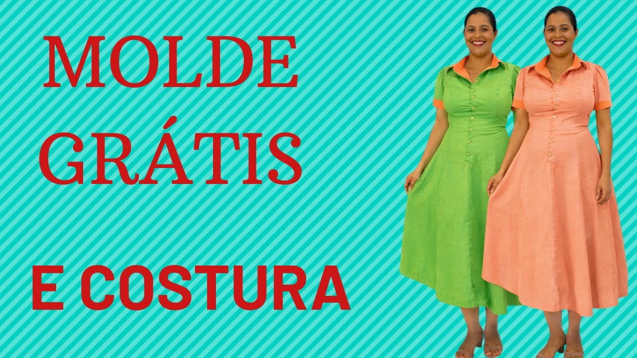 MOLDE PRONTO E COSTURA DA CHEMISE