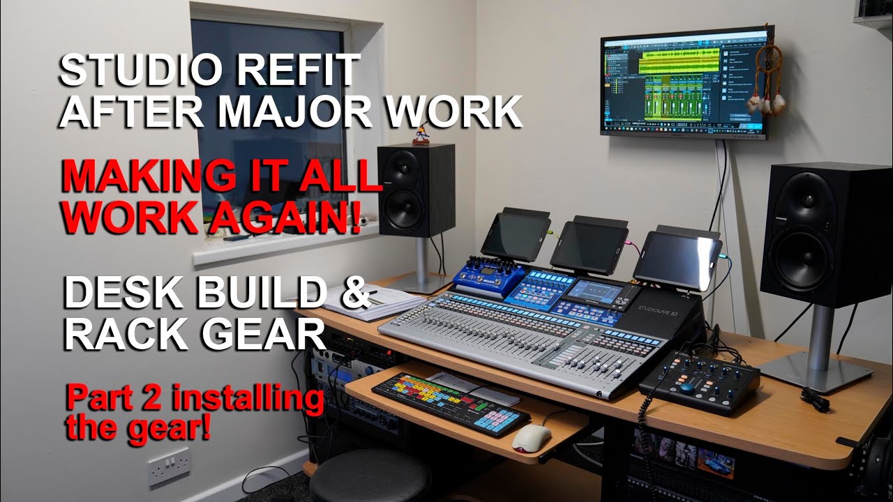 How to Install Recording Studio Gear | Studio RTA Producer Station | Part 2: Making it all work