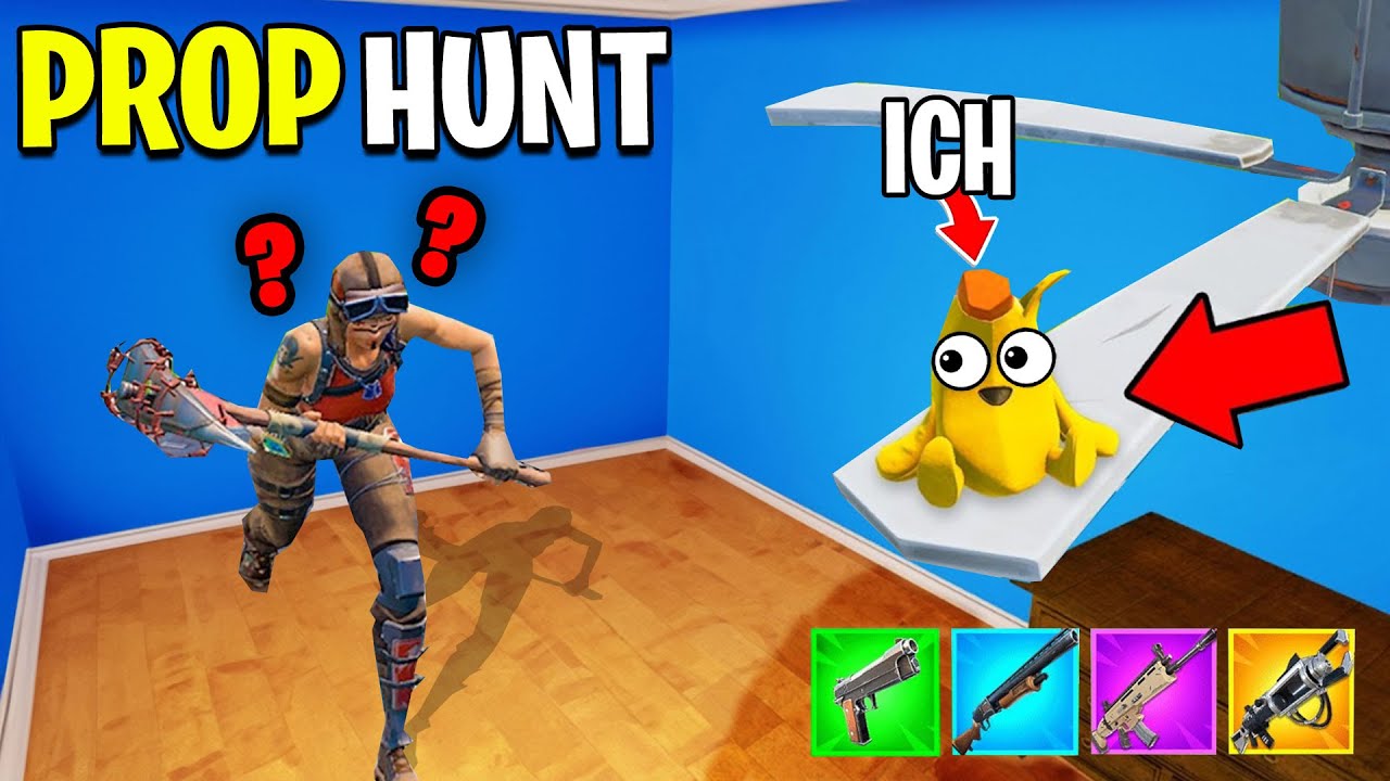 1vs1 PROP HUNT um LOOT in Fortnite!