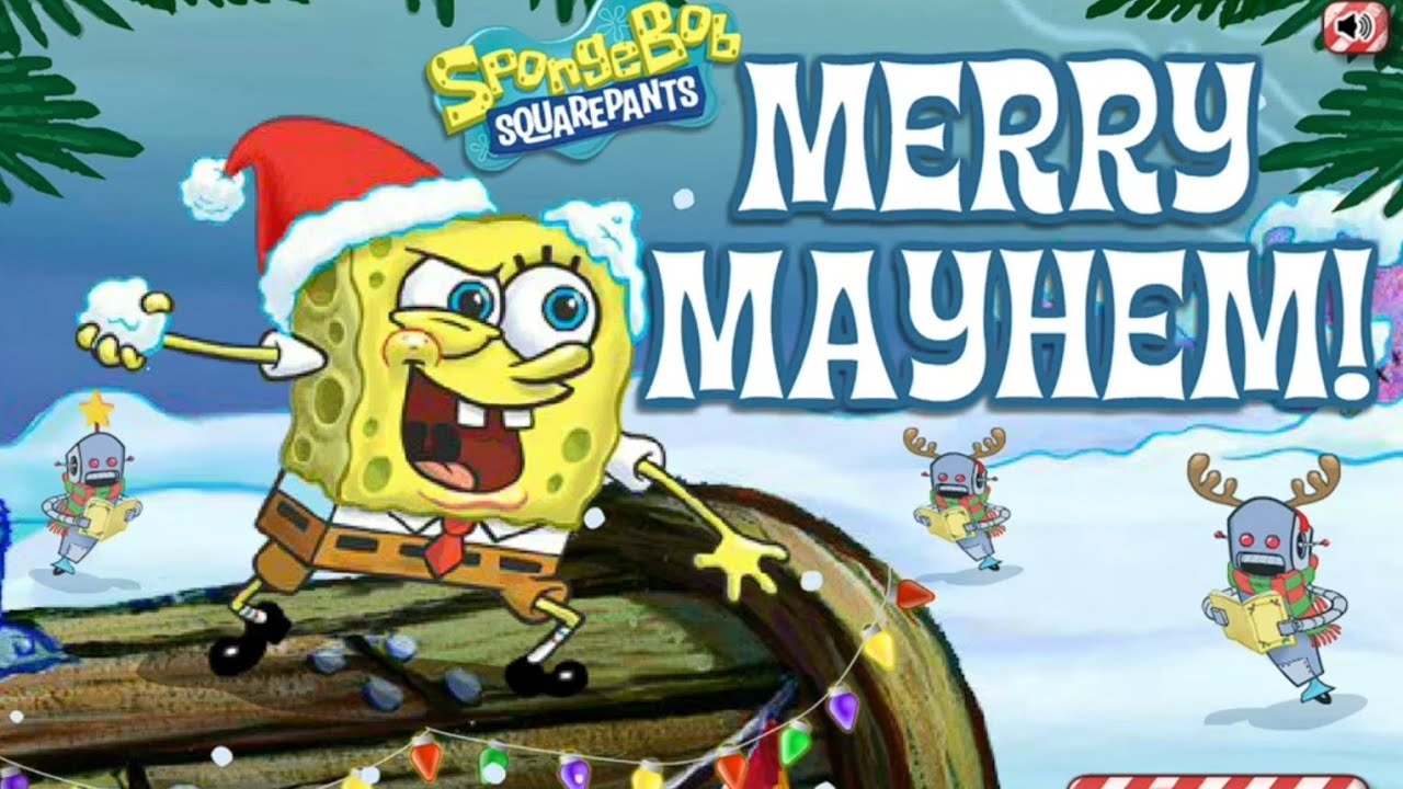 SpongeBob Merry Mayhem Gameplay (Browser Game)