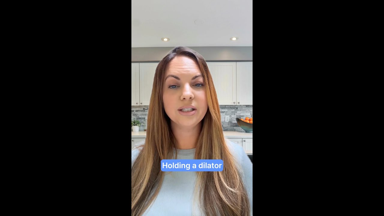 How to Use a Dilator | Step-by-Step Pelvic Floor Therapy #shorts